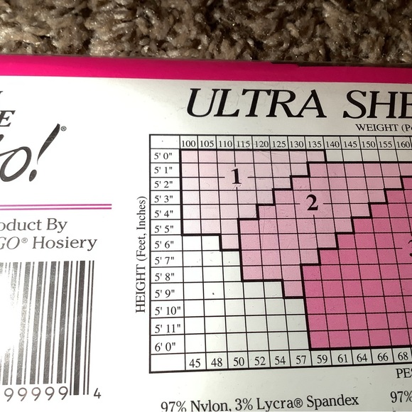 On the Go! ultra sheer pantyhose, color off black, size: 2 - Picture 8 of 12